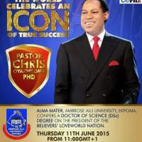 BREAKING NEWS: PASTOR CHRIS OYAKHILOME HONORED WITH A DOCTOR OF SCIENCE DEGREE BY AMBROSE ALI UNIVERSITY